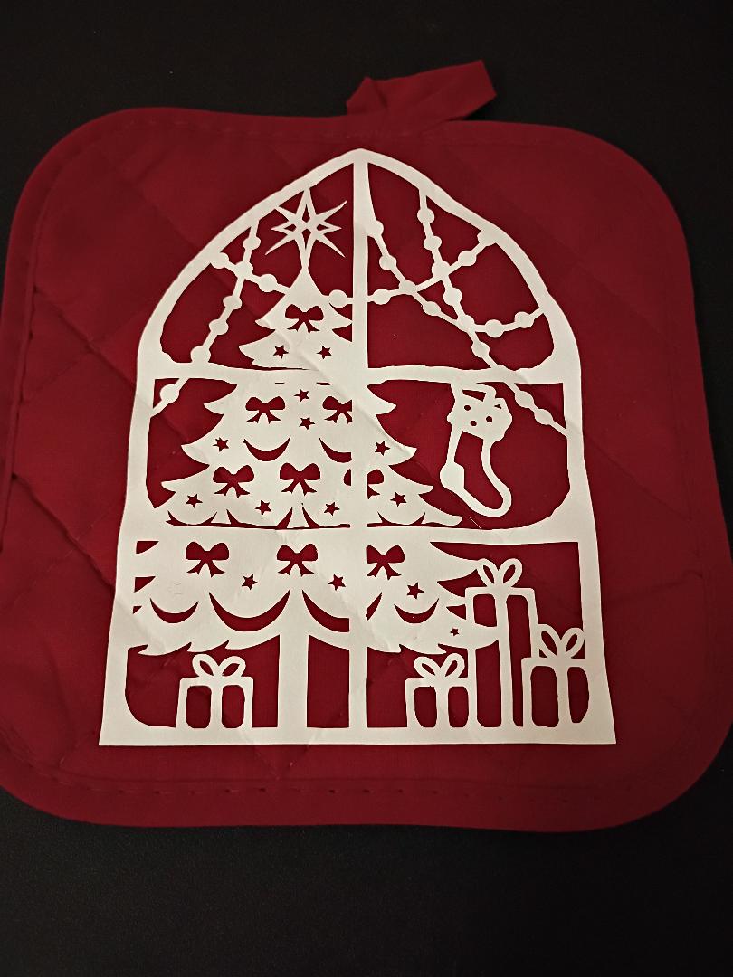 Christmas potholders (1 pair)