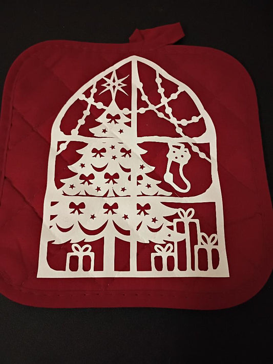 Christmas potholders (1 pair)