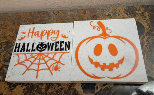 Halloween Coasters/set of 2