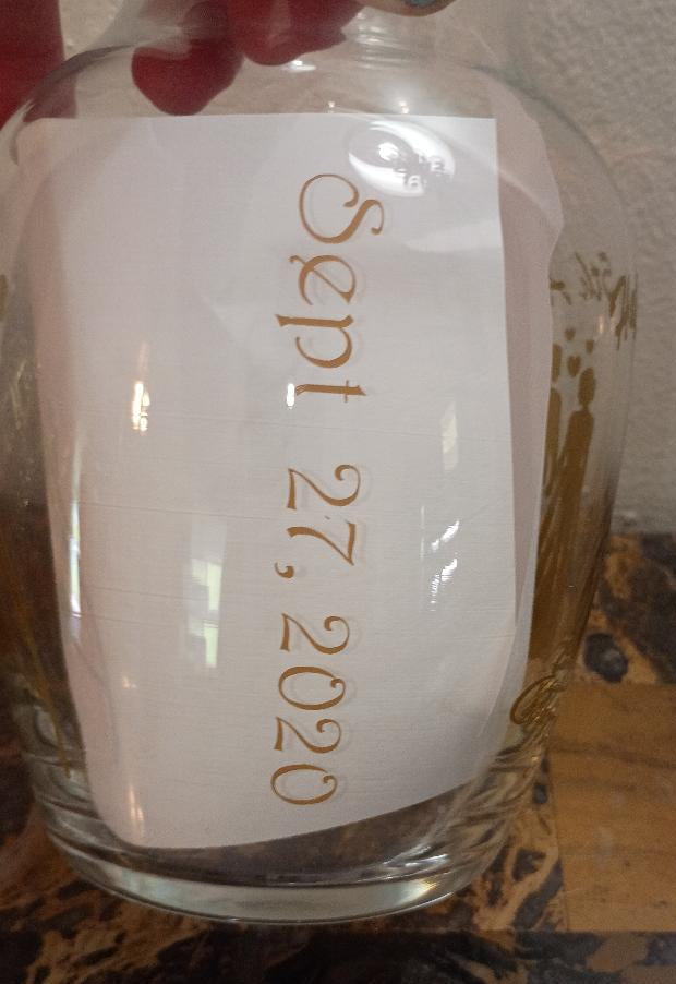 Personalized Anniversary Vase