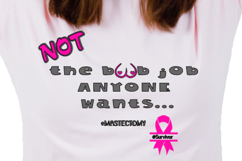 Funny breast cancer survivor tee
