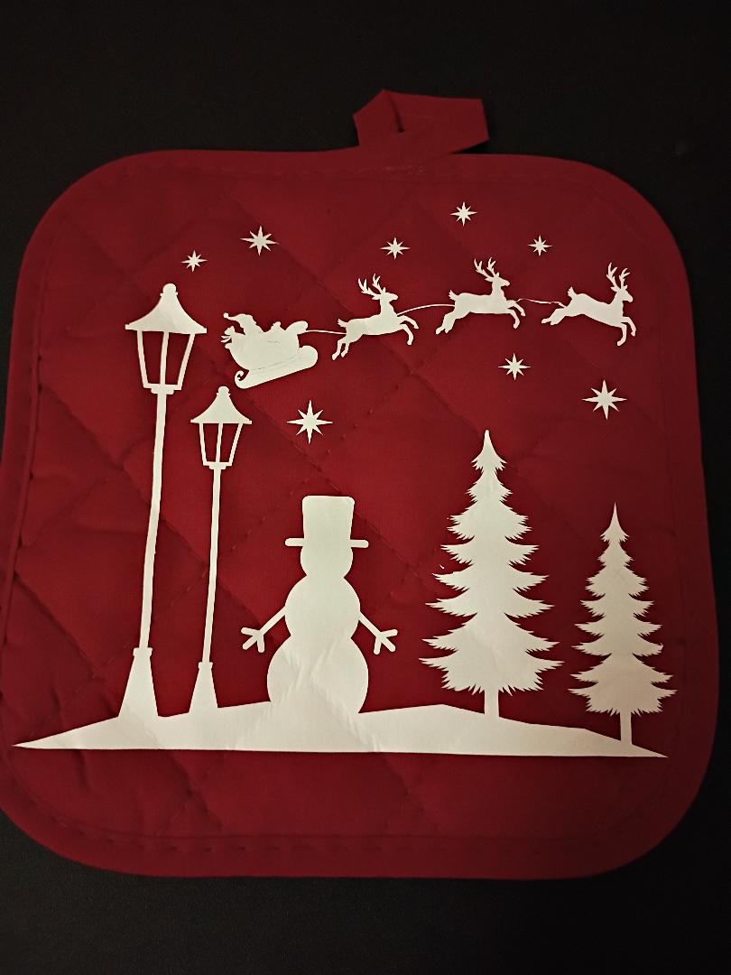 Christmas potholders (1 pair)