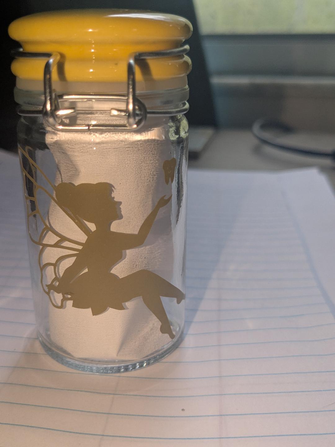Tooth Fairy keepsake jar