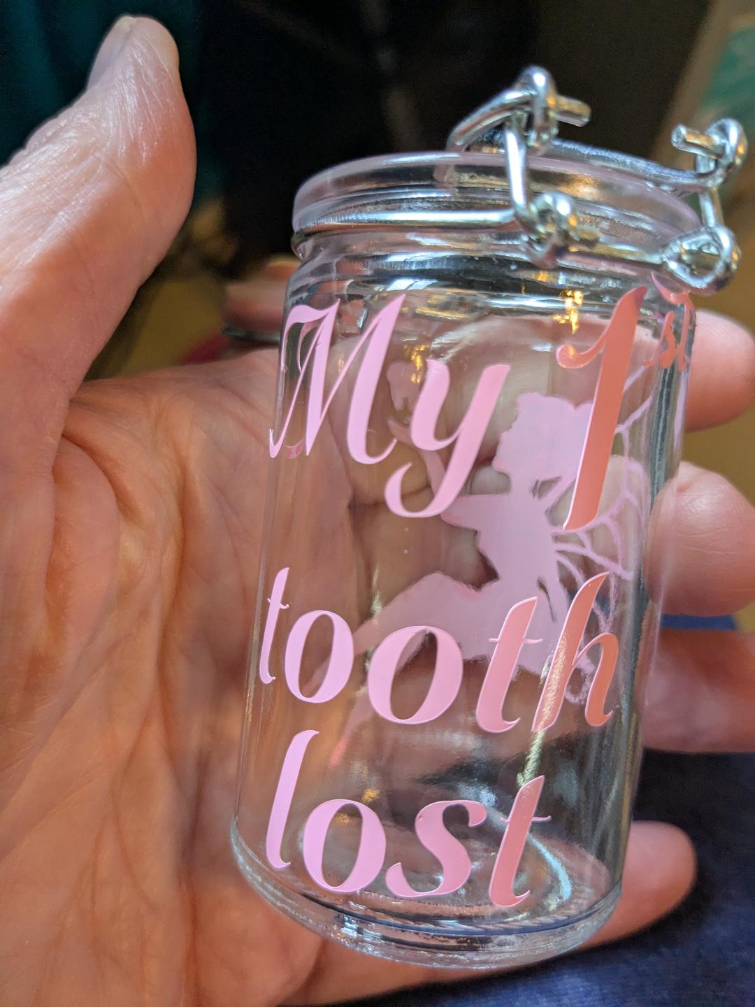 Tooth Fairy keepsake jar